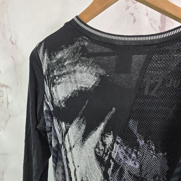 Dzhavael Couture Dress Women Small Black Gray Long Lace Artsy Goth Streetwear - Picture 6 of 11